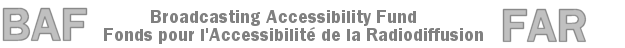 Broadcasting Accessibility Fund Logo